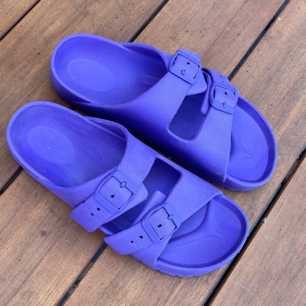 Beachy waterproof Purple double-strap Sandals - Picture 2 of 4